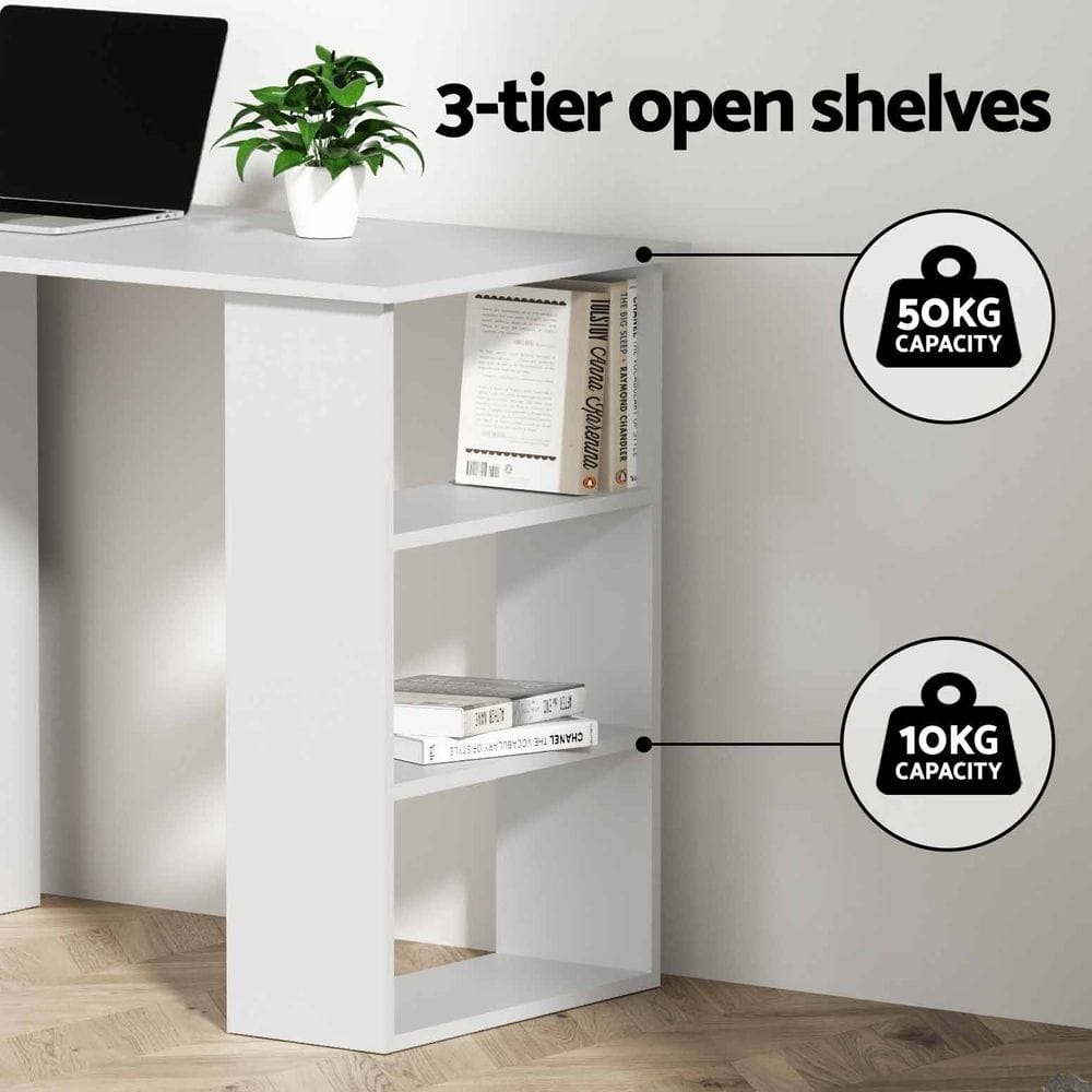 Computer Desk Set Ergonomic 120x49x75.5cm