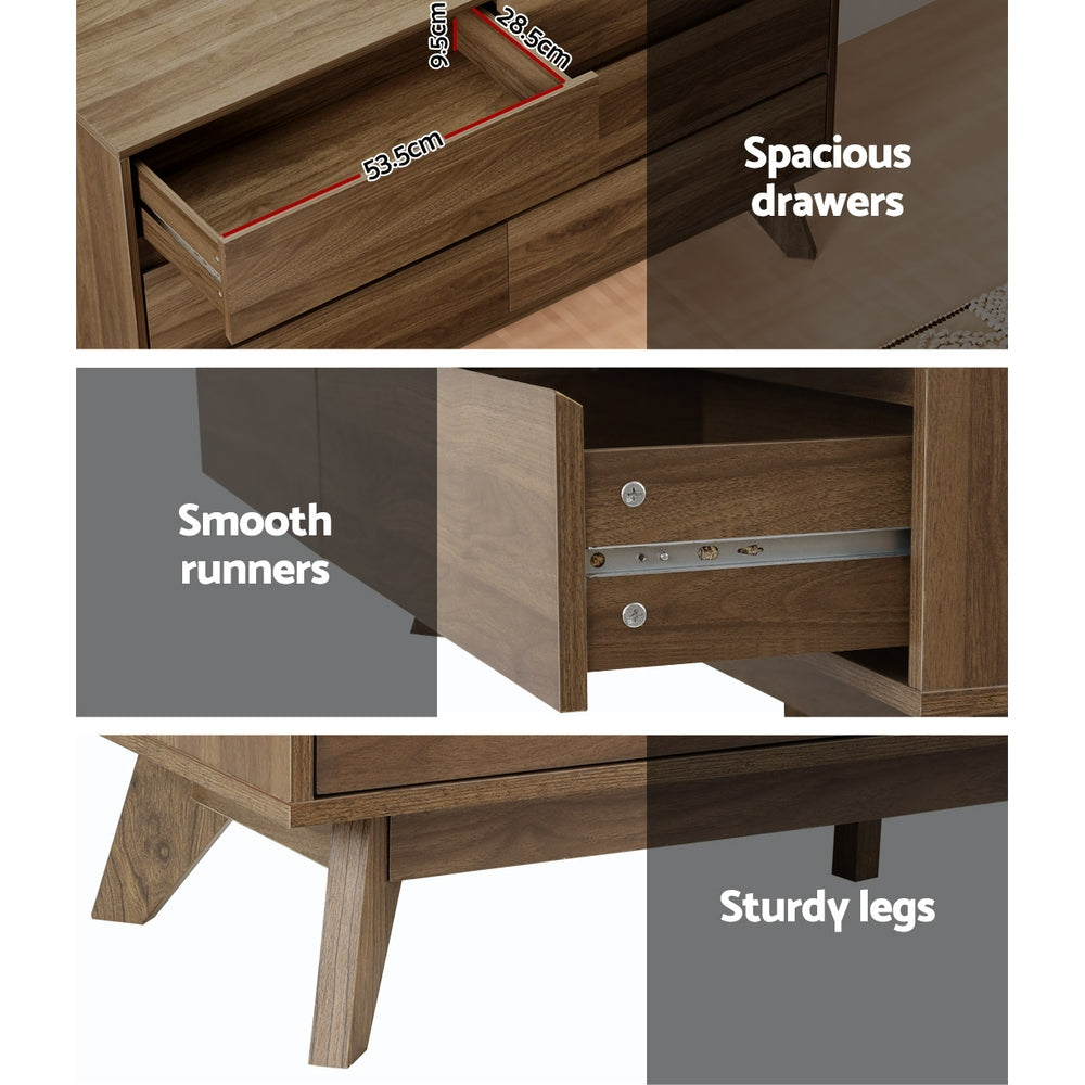 6 Chest Of Drawers Xavi Walnut