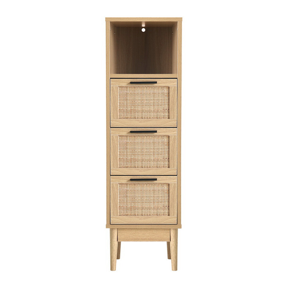 3 Chest of Drawers Rattan Furniture Cabinet Storage