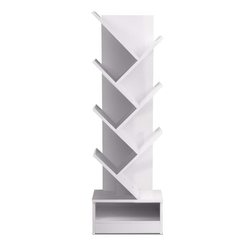 Bookcases & Shelves - Tree Bookshelf 7 Tiers - Echo White