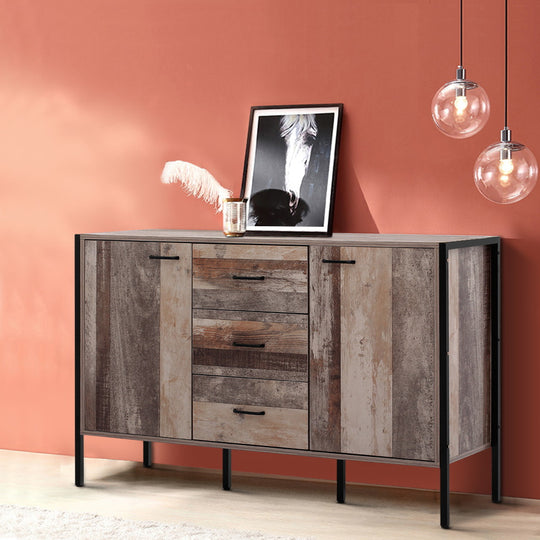 Barnly Buffet Sideboard Storage Cabinet Dark Grey