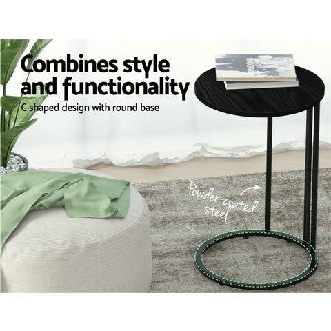Coffee Table Side Table Laptop Desk Bedside Sofa Wooden Table Metal Frame