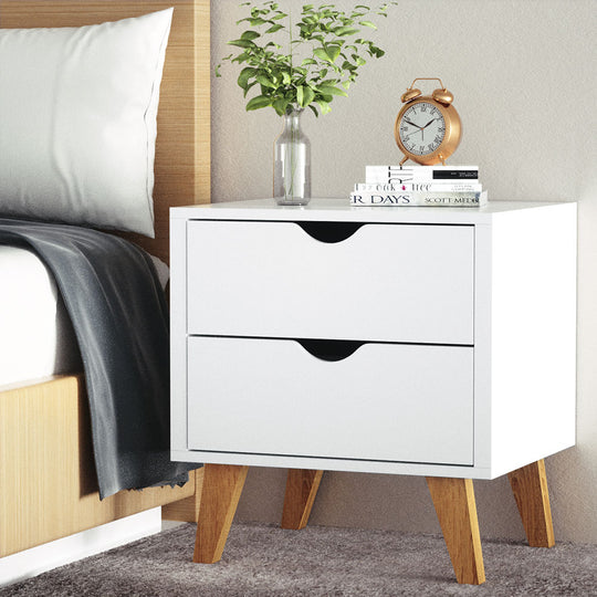 Bedside Tables on Humm, and - Artiss Wooden Bedside Tables