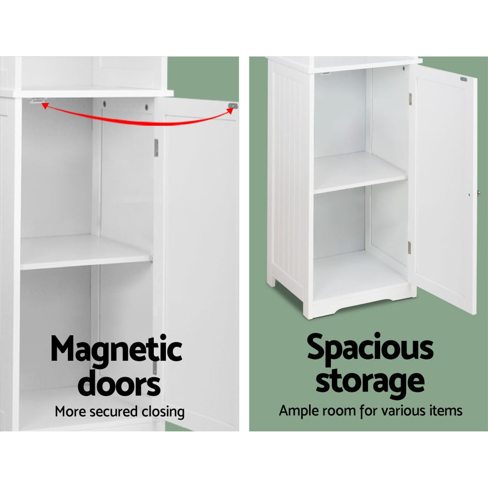 White colour - Bathroom Cabinet Storage 160cm White