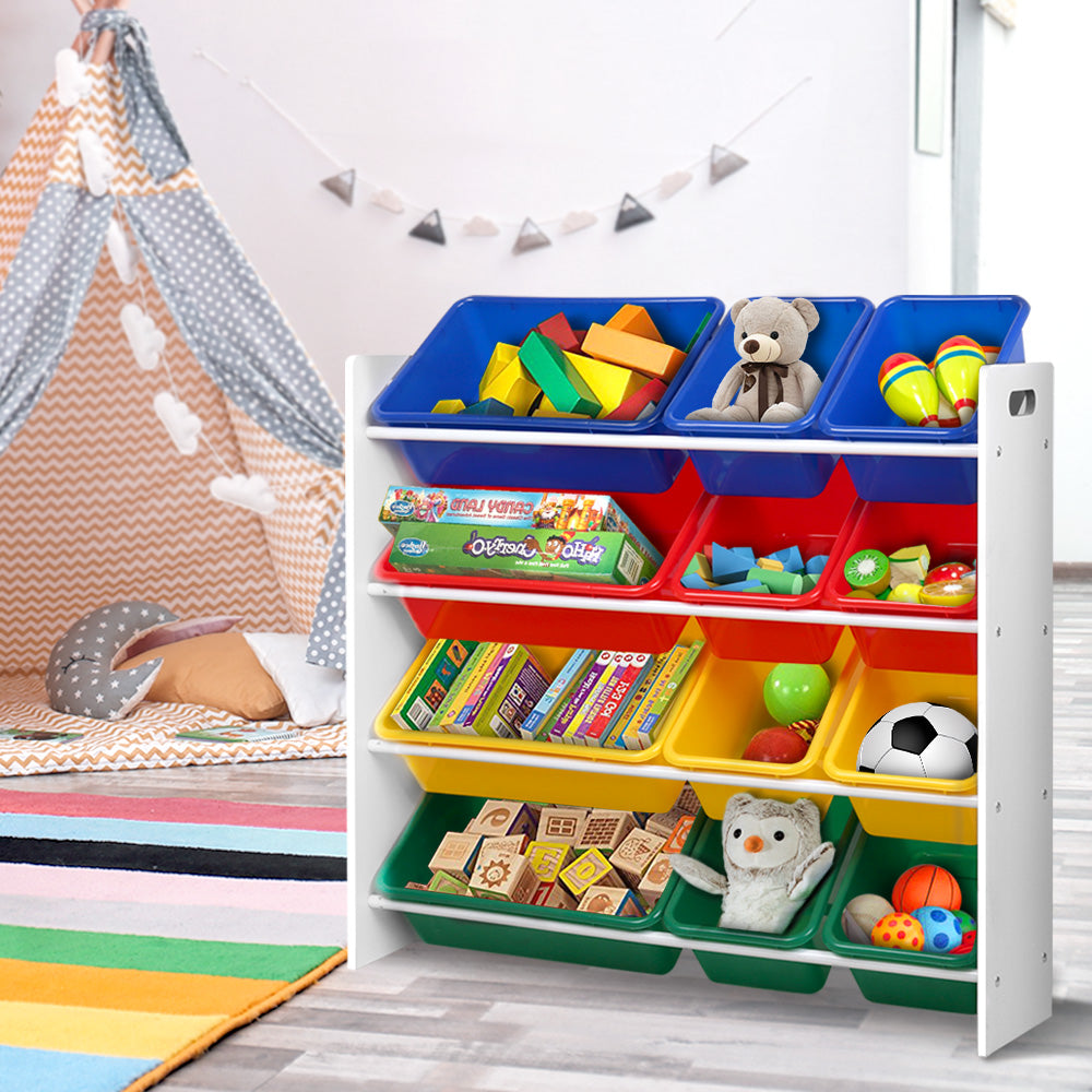 Kids Toy Box Bookshelf Storage