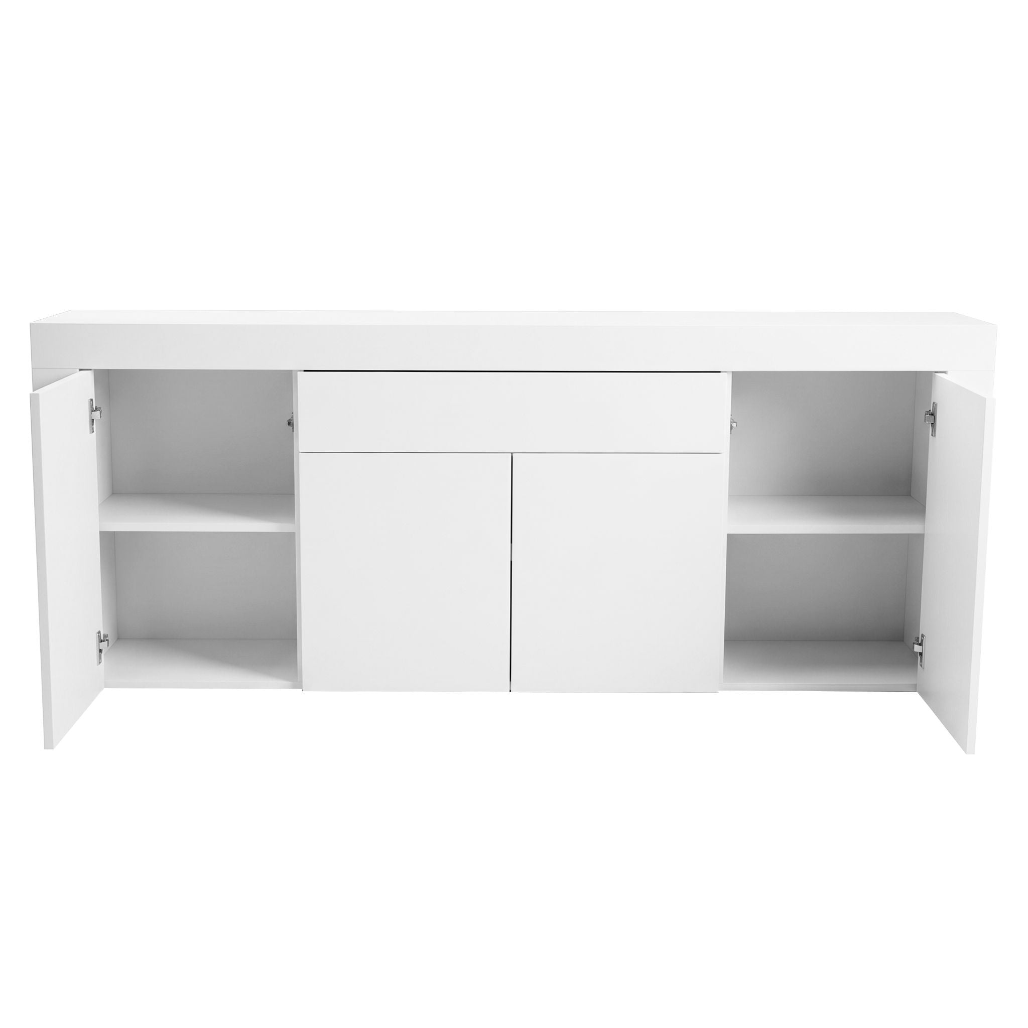 Buffet Sideboard Cabinet 180cm White Storage | Simpledeals