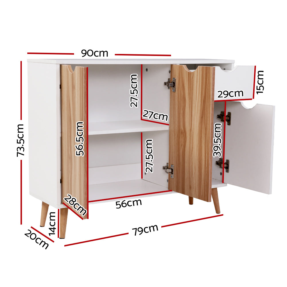 Buffet Sideboard Cabinet Storage Hallway Table Kitchen Cupboard Drawer