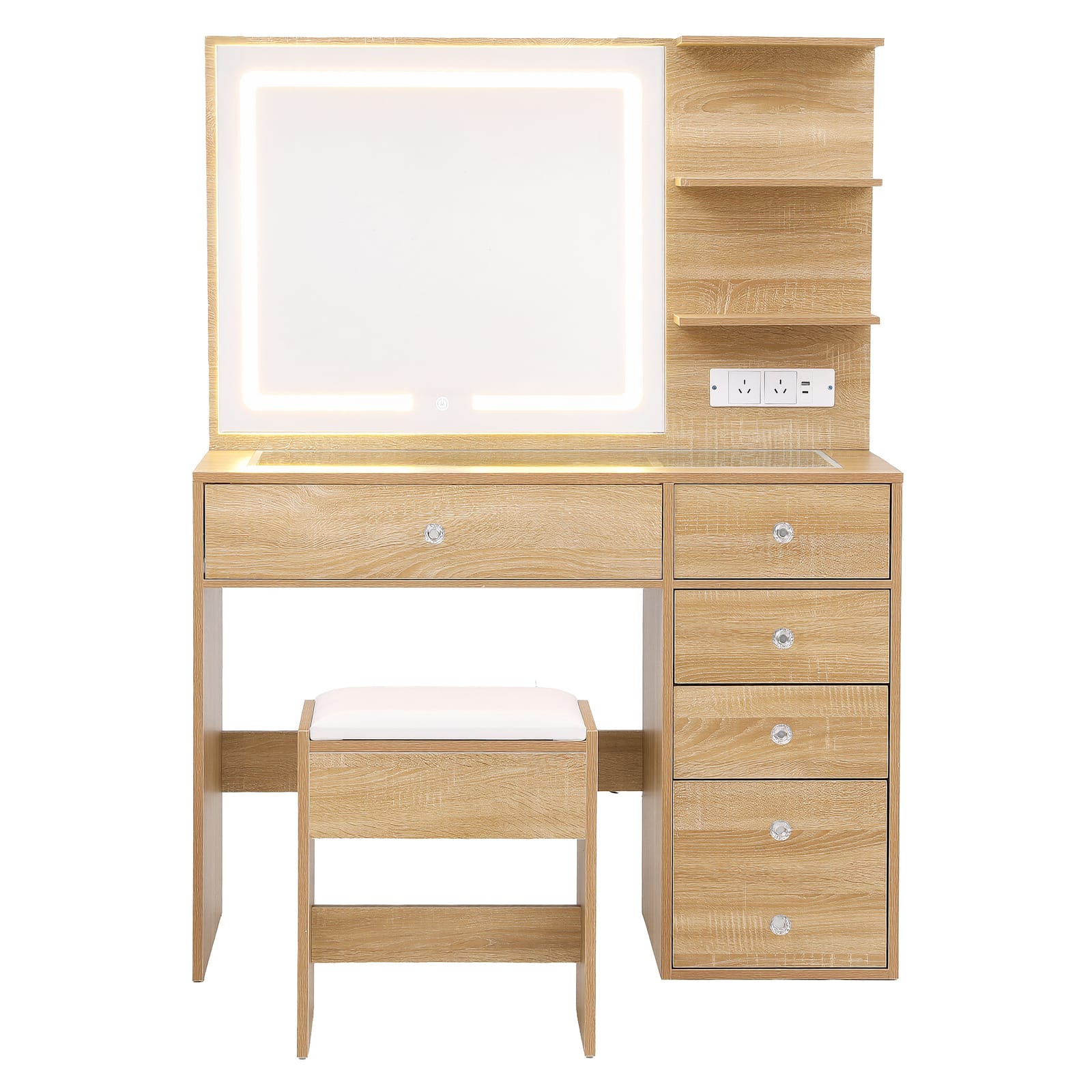 Dressing Table Vanity Set 104x43x140cm