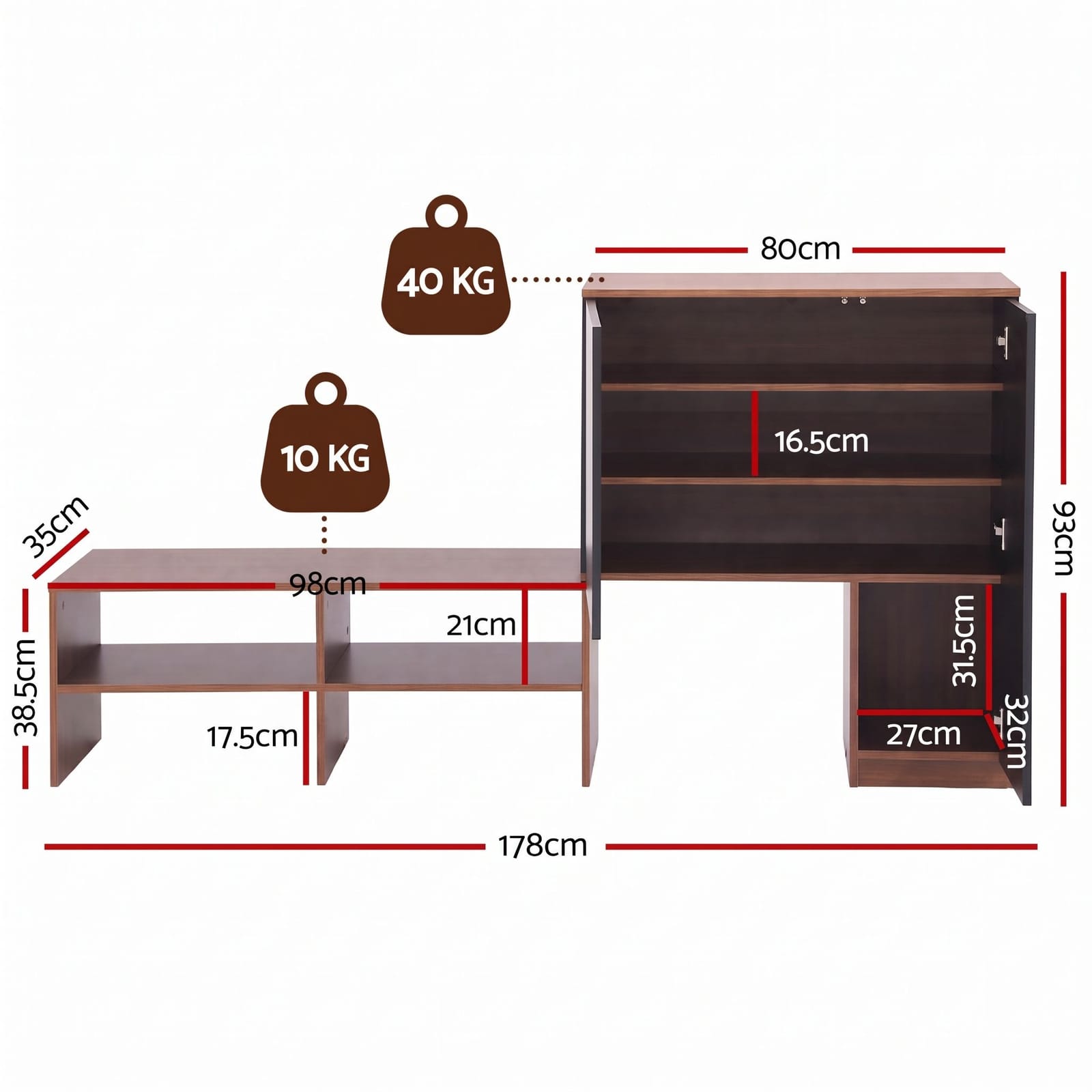 Shoe Cabinet Bench Storage king