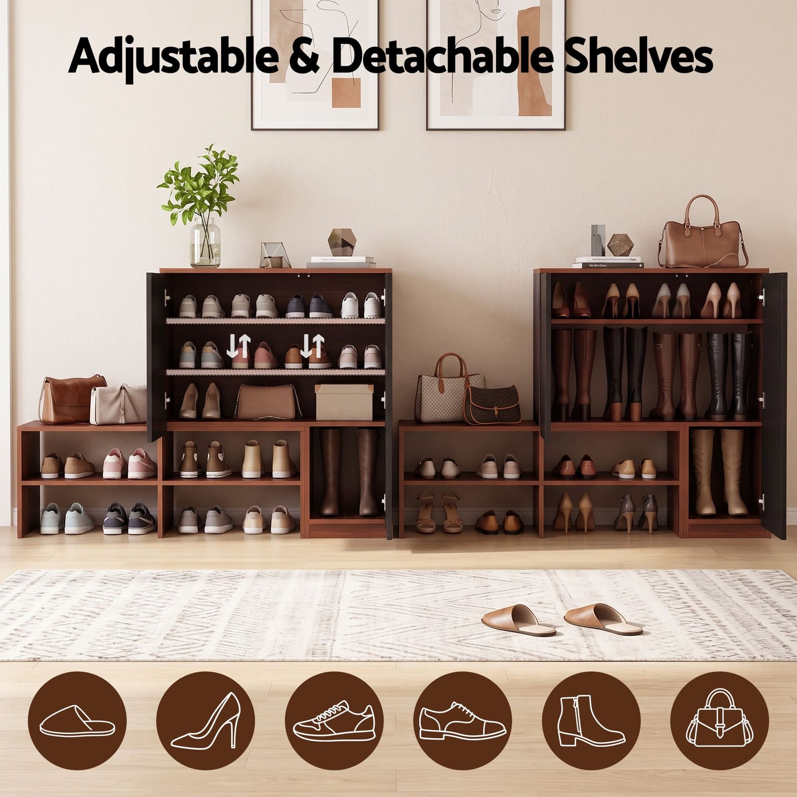 Shoe Cabinet Bench Storage king