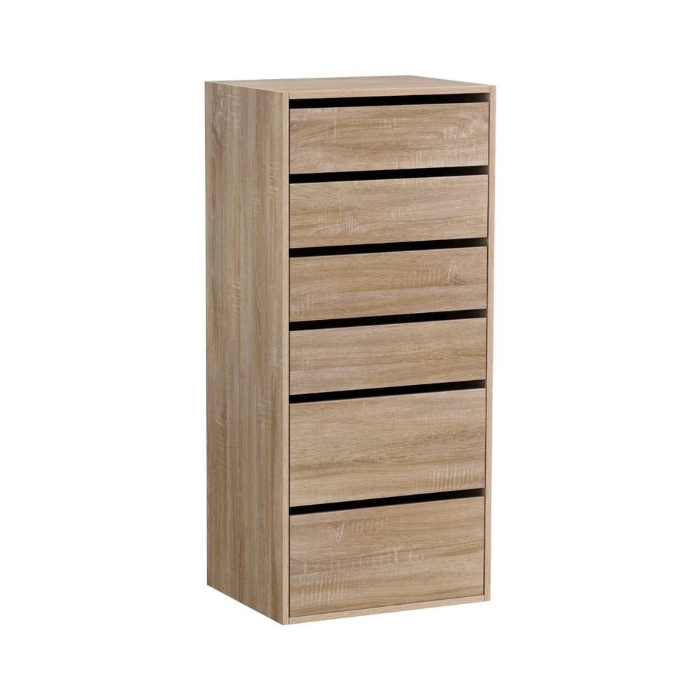 Tall Chest Of Drawers Pine 50.5x40x113cm