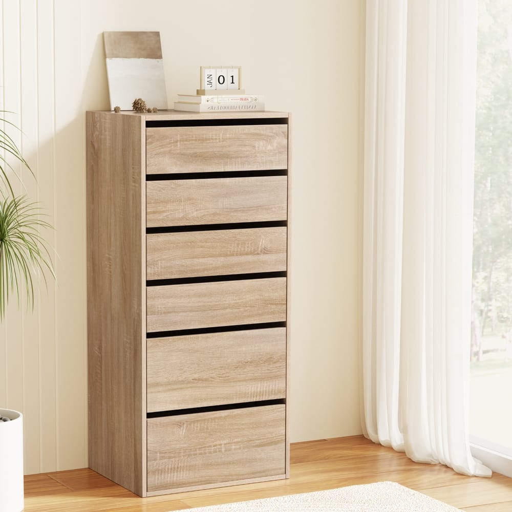 Tall Chest Of Drawers Pine 50.5x40x113cm