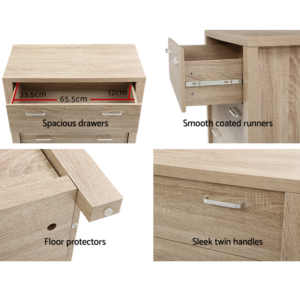 5 Chest Of Drawers - Maxi Pine