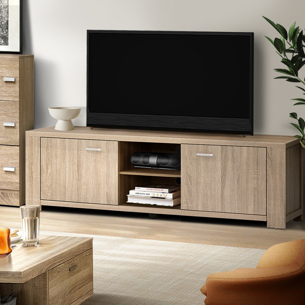 TV Cabinet Entertainment Unit TV Stand Storage Cabinet Wooden