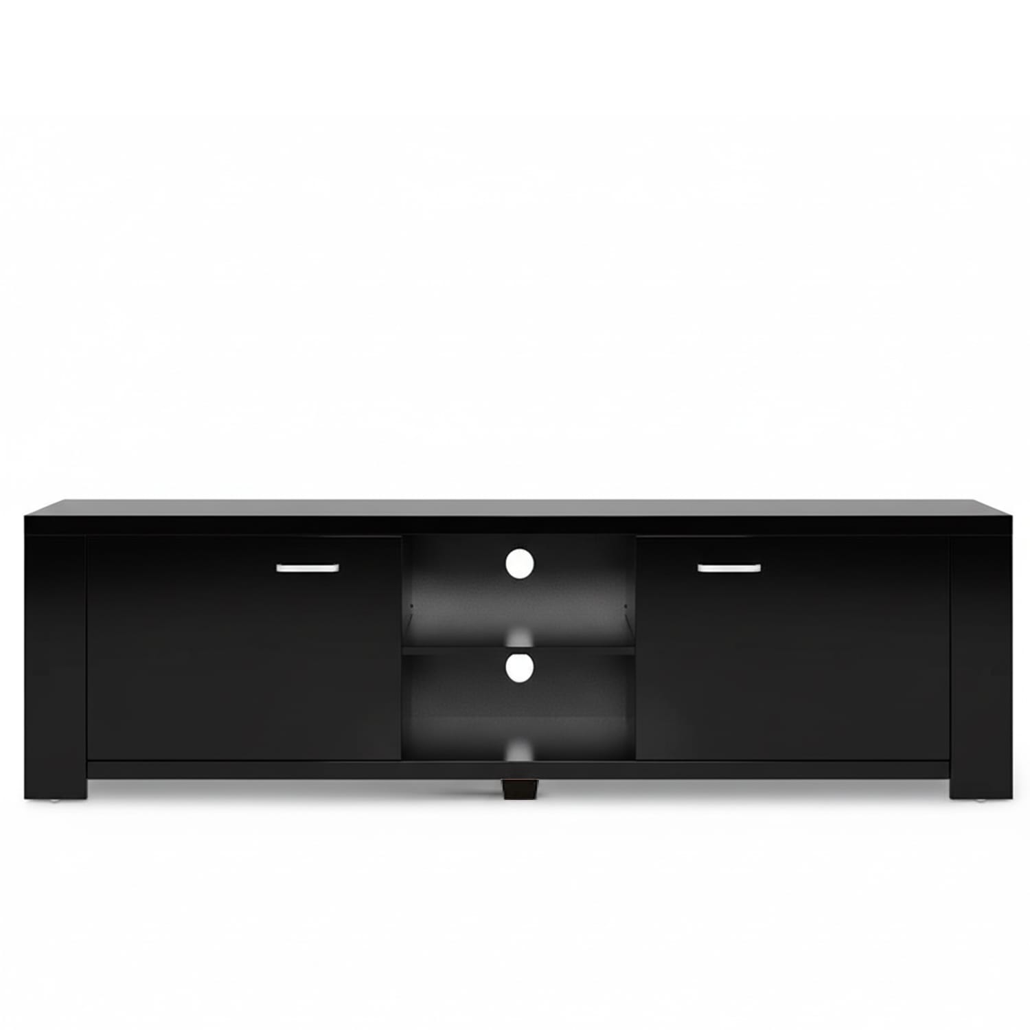 Black Tv Cabinet 160cm 160x40x45cm