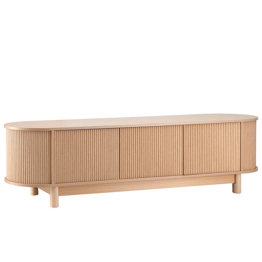 Tv Unit Storage Cabinet 160cm Oak 160x40x45cm