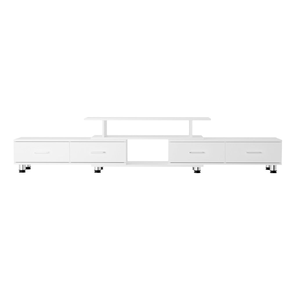 Modern Extendable TV Cabinet - White
