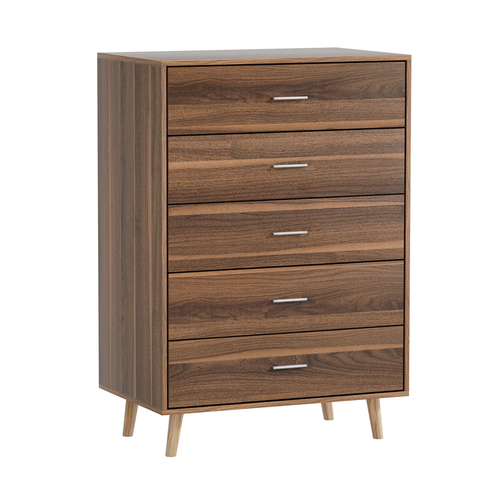 5 Chest Of Drawers - Miri Walnut