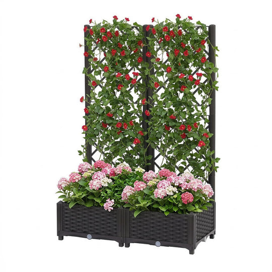Raised Garden Bed Vertical Planter Self Watering 80x40cm