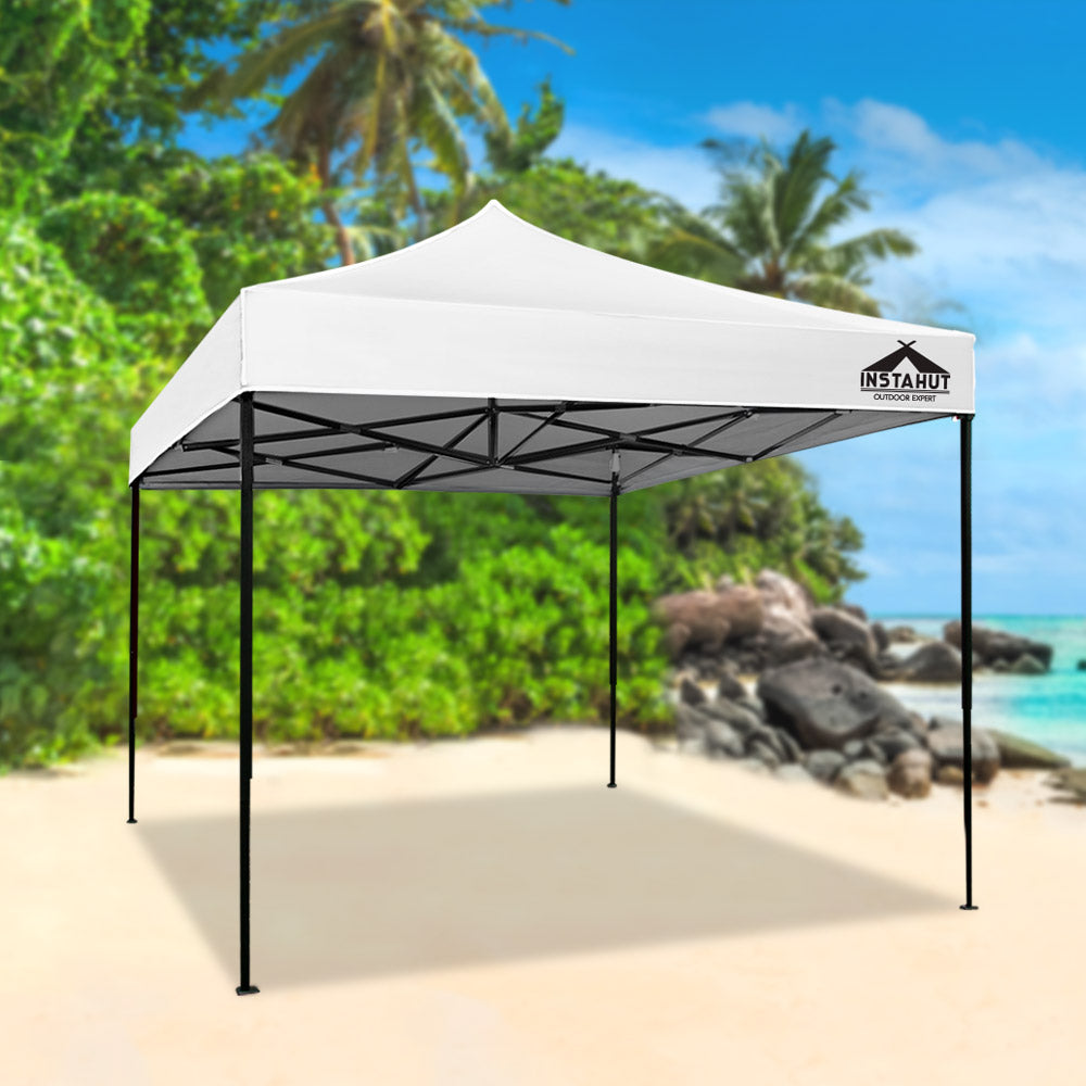 Pop Up 3X3M Folding Tent - White