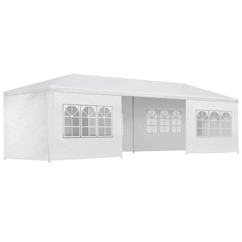 Gazebo 3x9 Outdoor Marquee Gazebos Wedding Party Camping Tent 8 Wall Panels