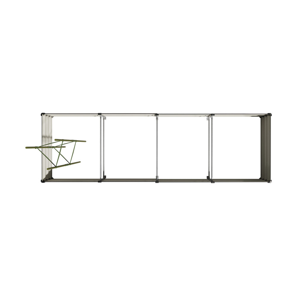 Garden Bed 290x90x30cm Planter Stand Box Galvanise
