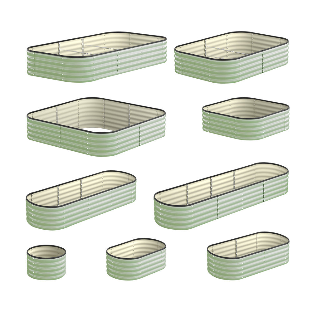 9 In 1 Garden Bed Modular Container Galvanised Steel 40CM High
