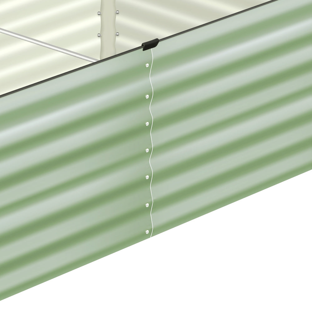 9 In 1 Garden Bed Modular Container Galvanised Steel 40CM High