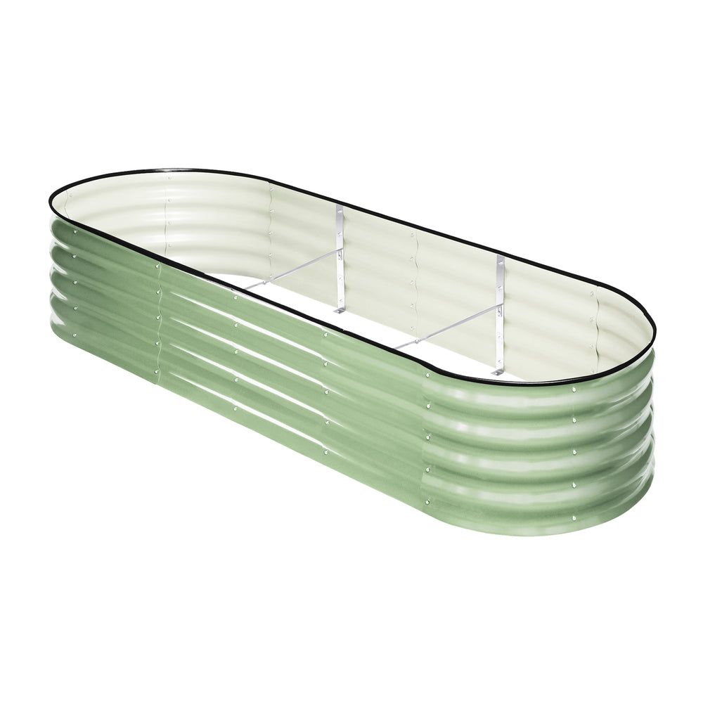 Garden Bed Planter Box Raised Container Galvanised Green