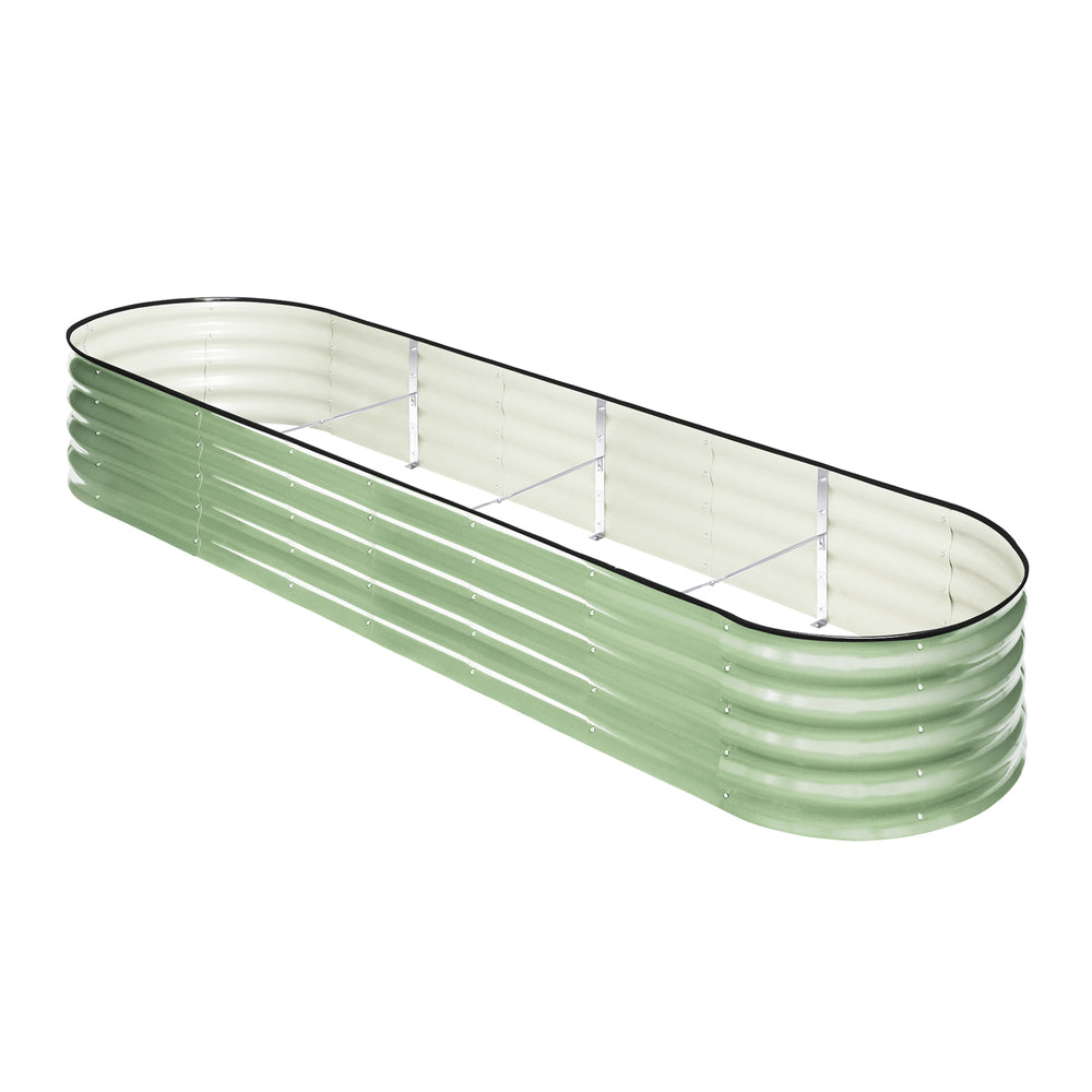 Garden Bed Planter Box Raised Container Galvanised Green
