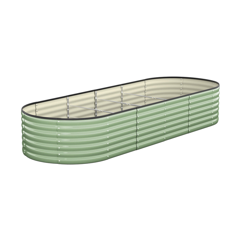 Garden Bed Planter Box Raised Container Galvanised Green