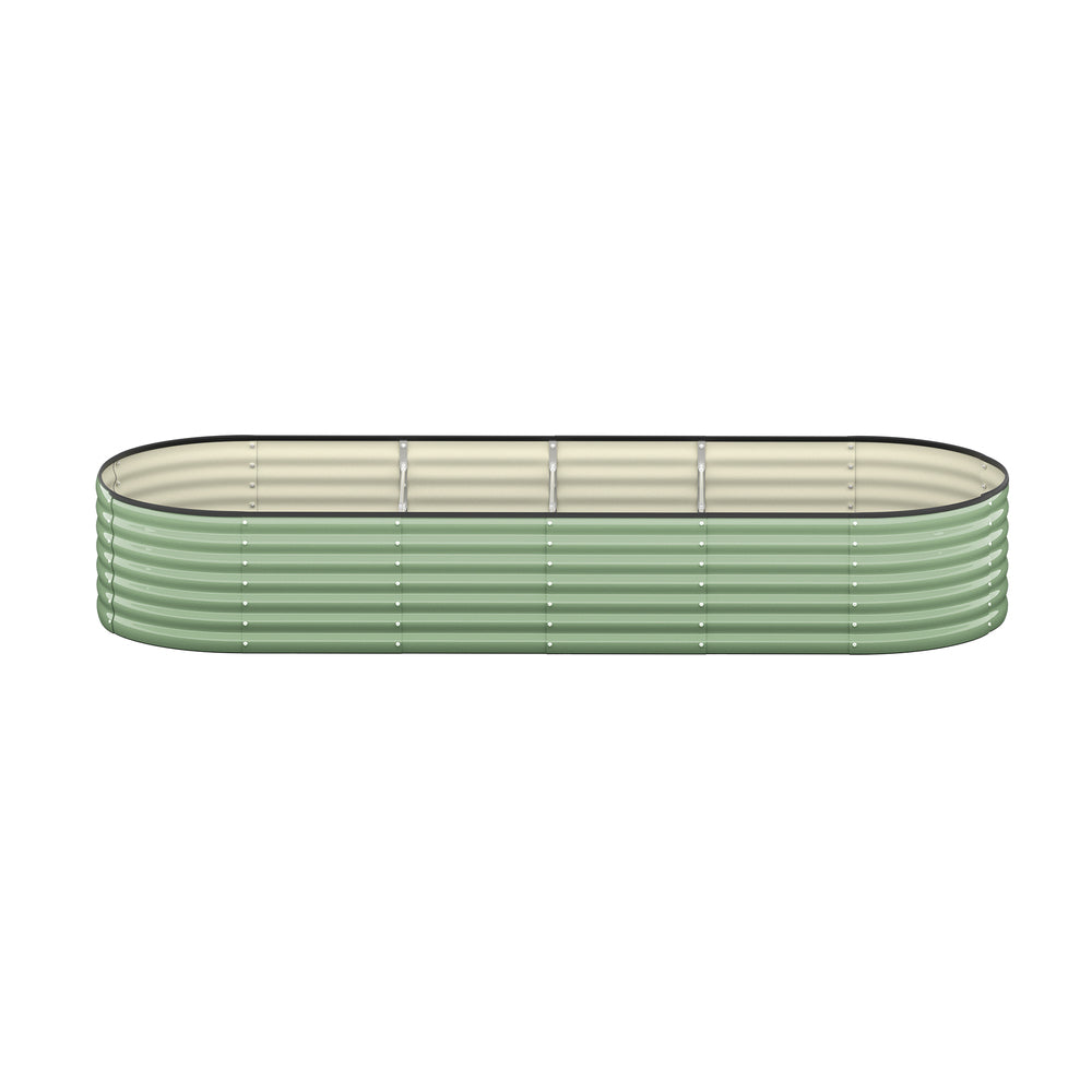 High-quality Garden Bed Planter Box Raised Container Galvanised Green
