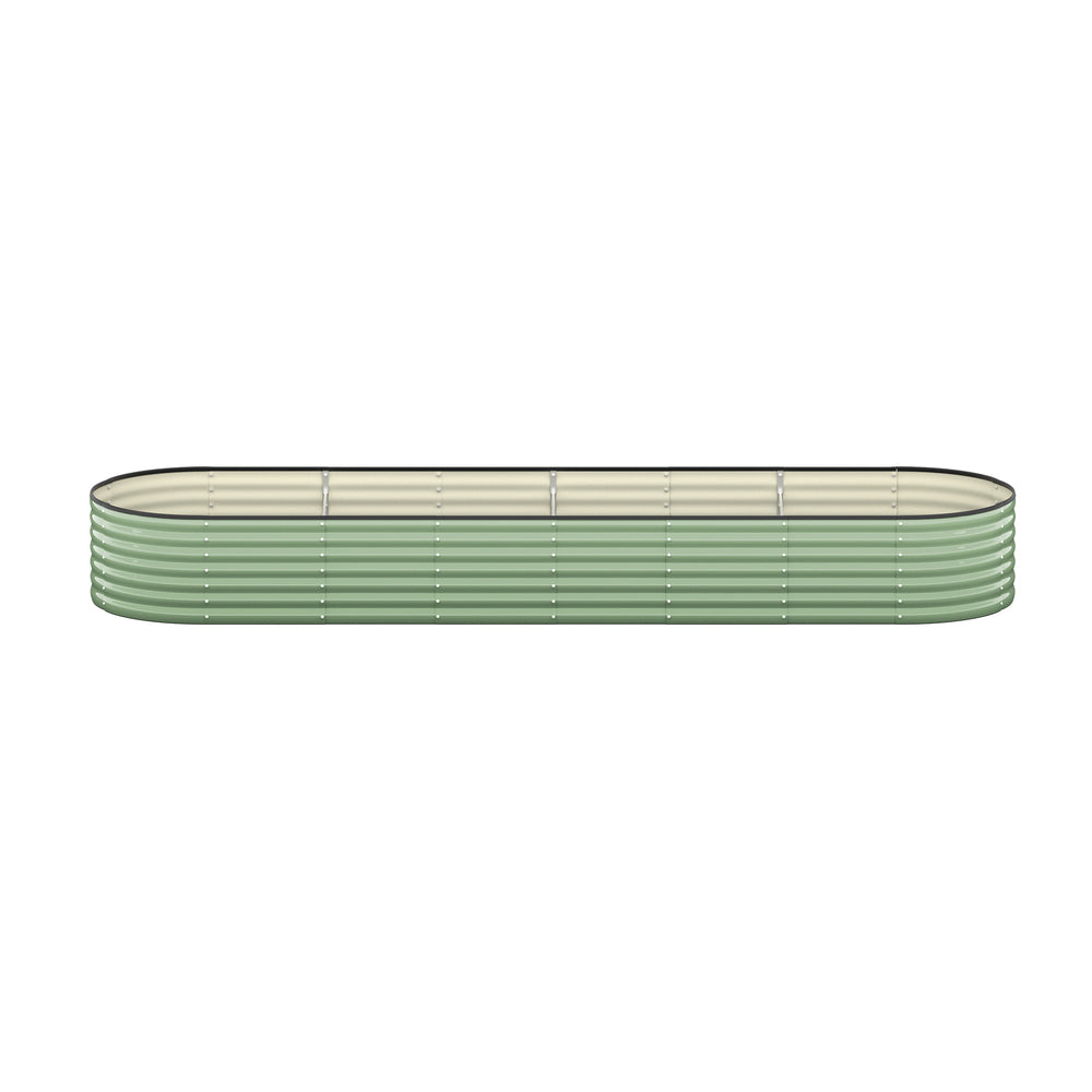 High-quality Garden Bed Planter Box Raised Container Galvanised Green