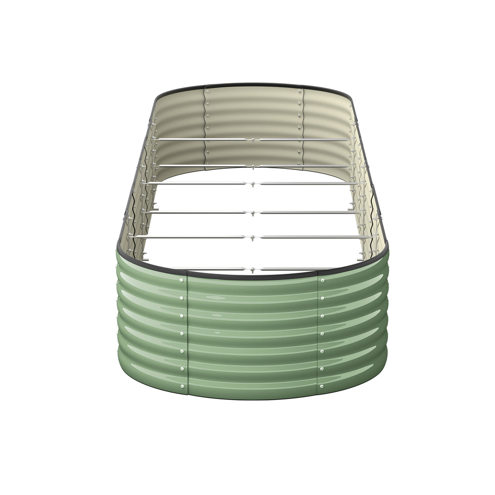High-quality Garden Bed Planter Box Raised Container Galvanised Green