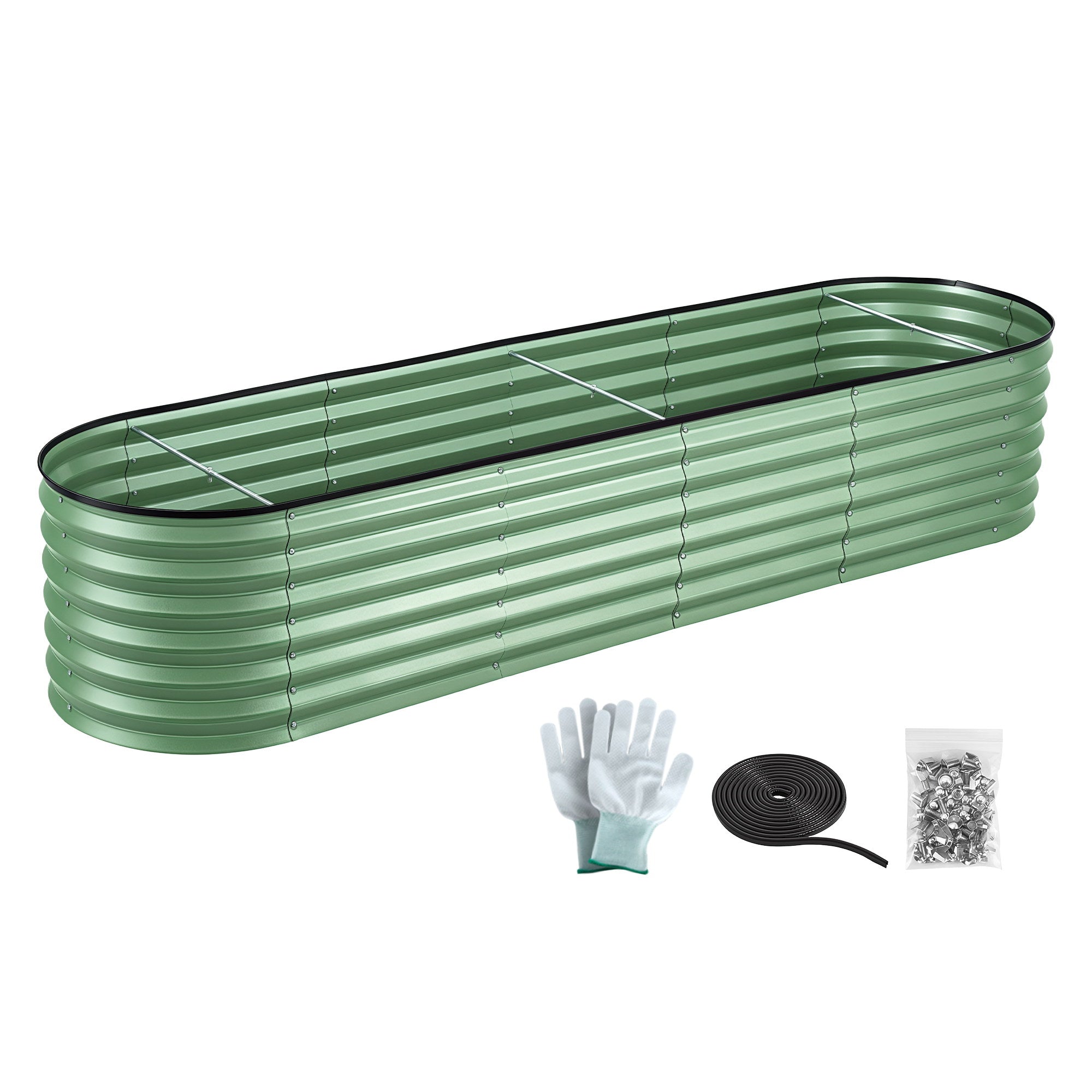 Raised Garden Bed Galvanised Planter Box 240cm | Simpledeals