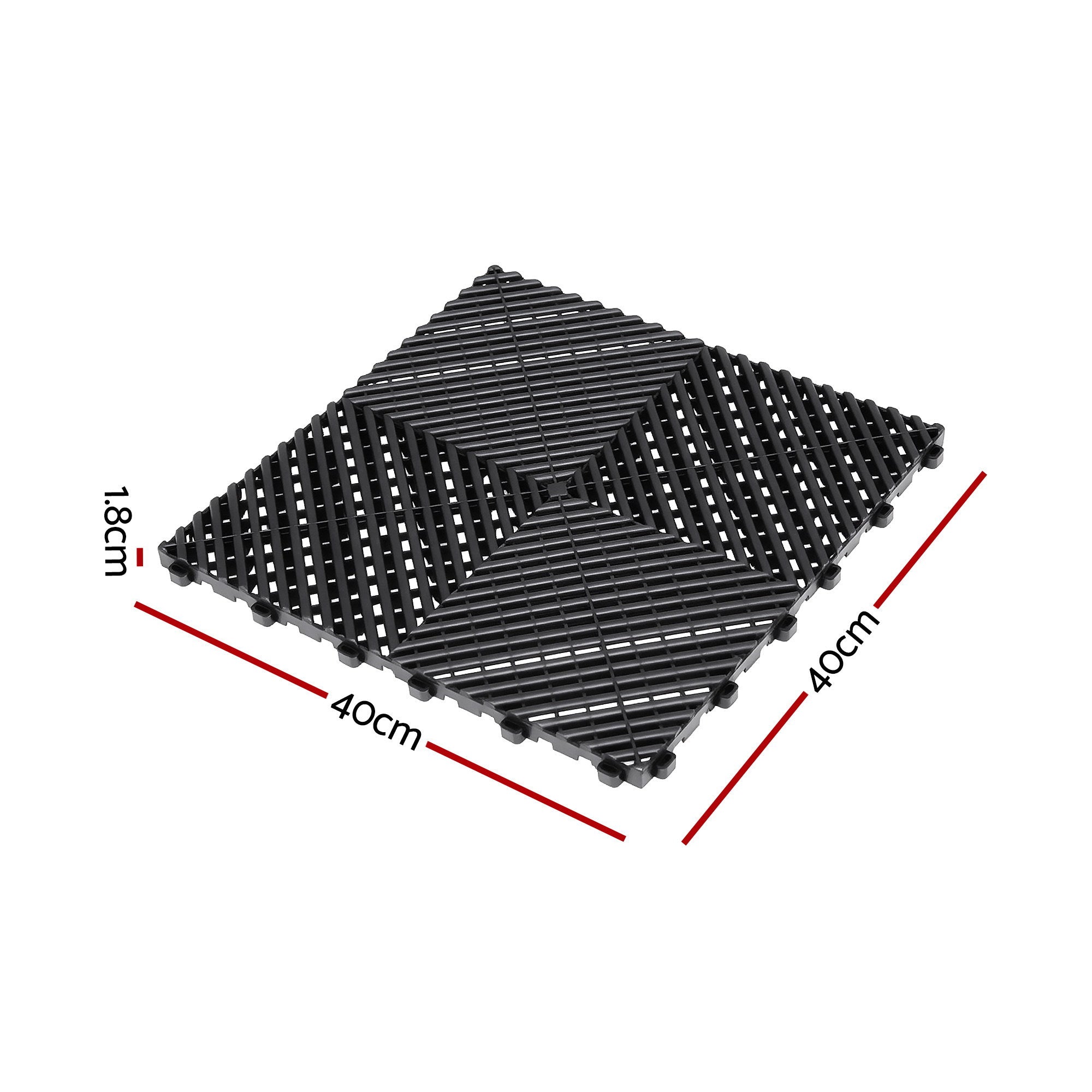 Interlocking Garage Floor Tiles 20PCS Non-Slip | Simpledeals