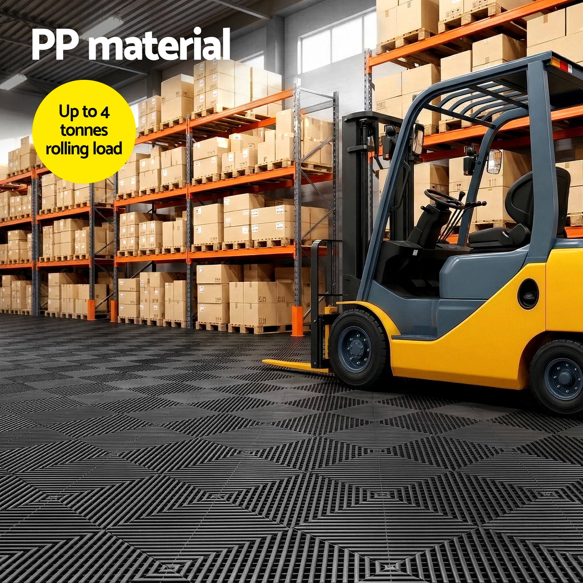 Interlocking Garage Floor Tiles 20PCS Non-Slip | Simpledeals