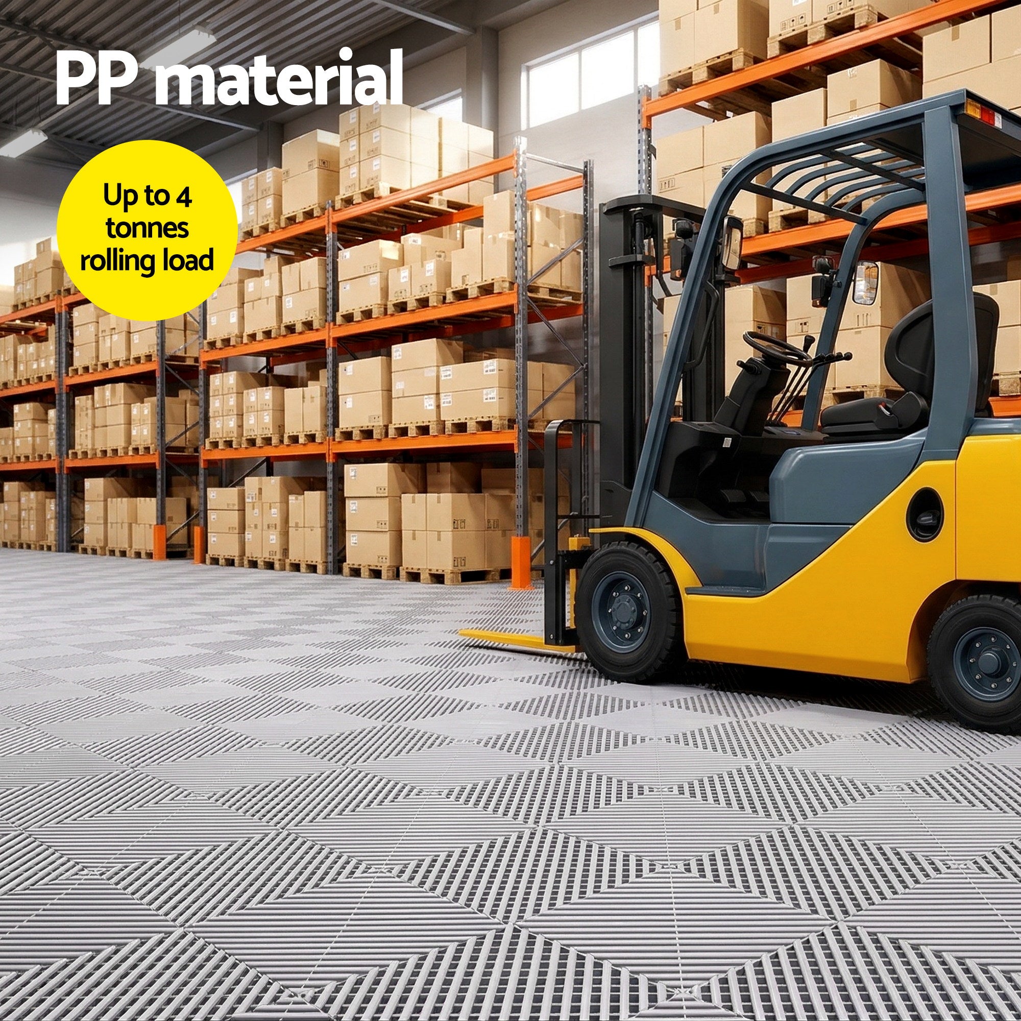 Interlocking Garage Floor Tiles 20PCS Non-Slip | Simpledeals