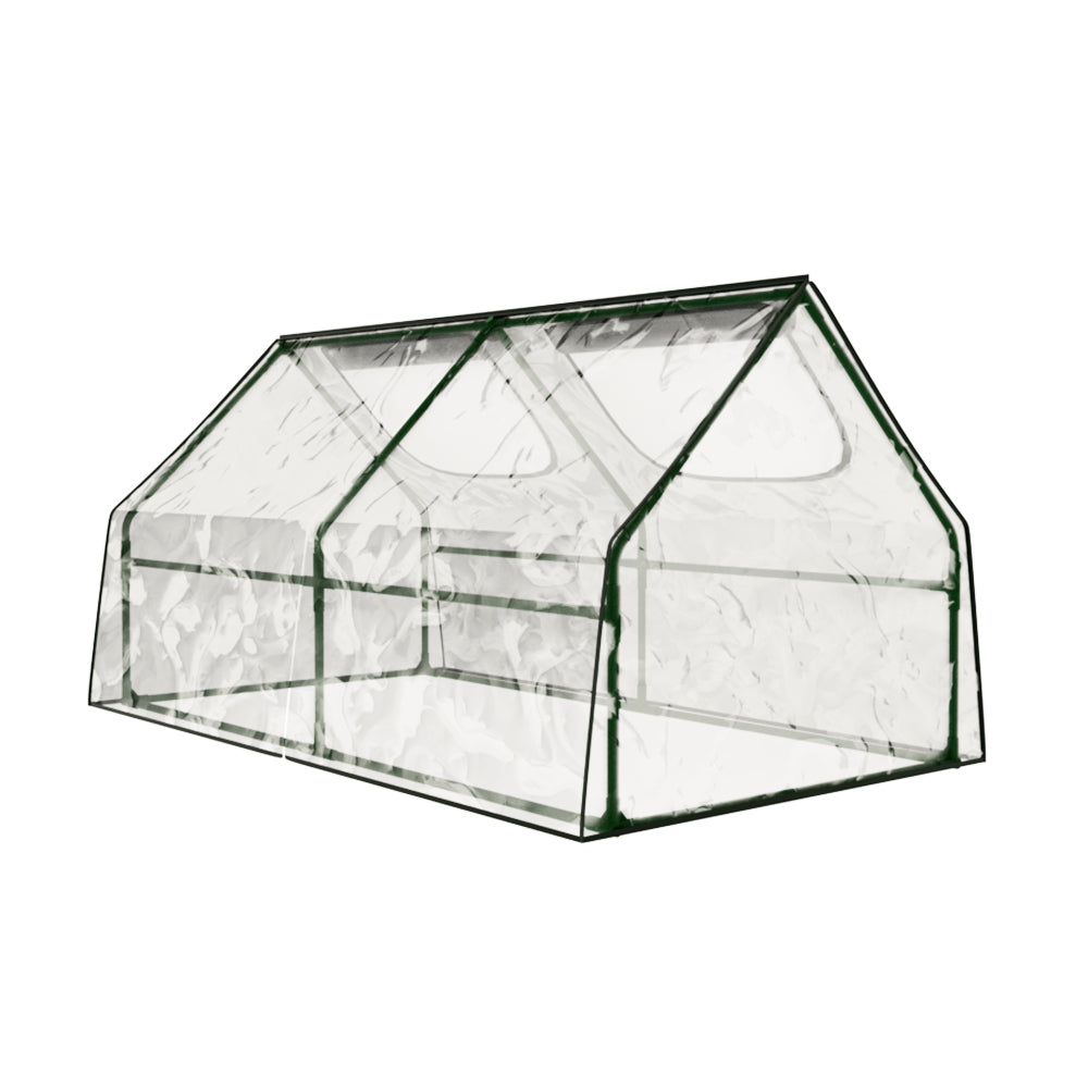 BlossomHaven: Compact 180x90x90cm Greenhouse Garden Shed