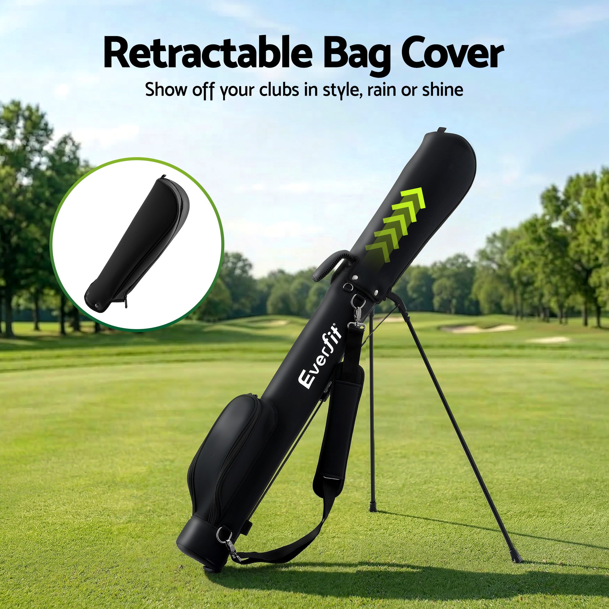 Everfit Golf Stand Bag Lightweight Sunday Bag | Simpledeals