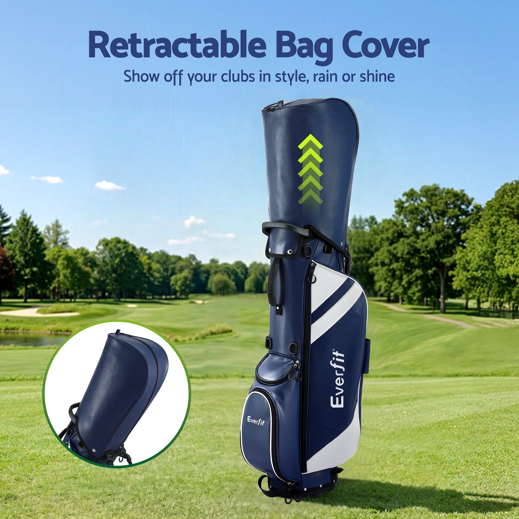 Golf Stand Bag Lightweight Dual Strap Club Divider | Simpledeals