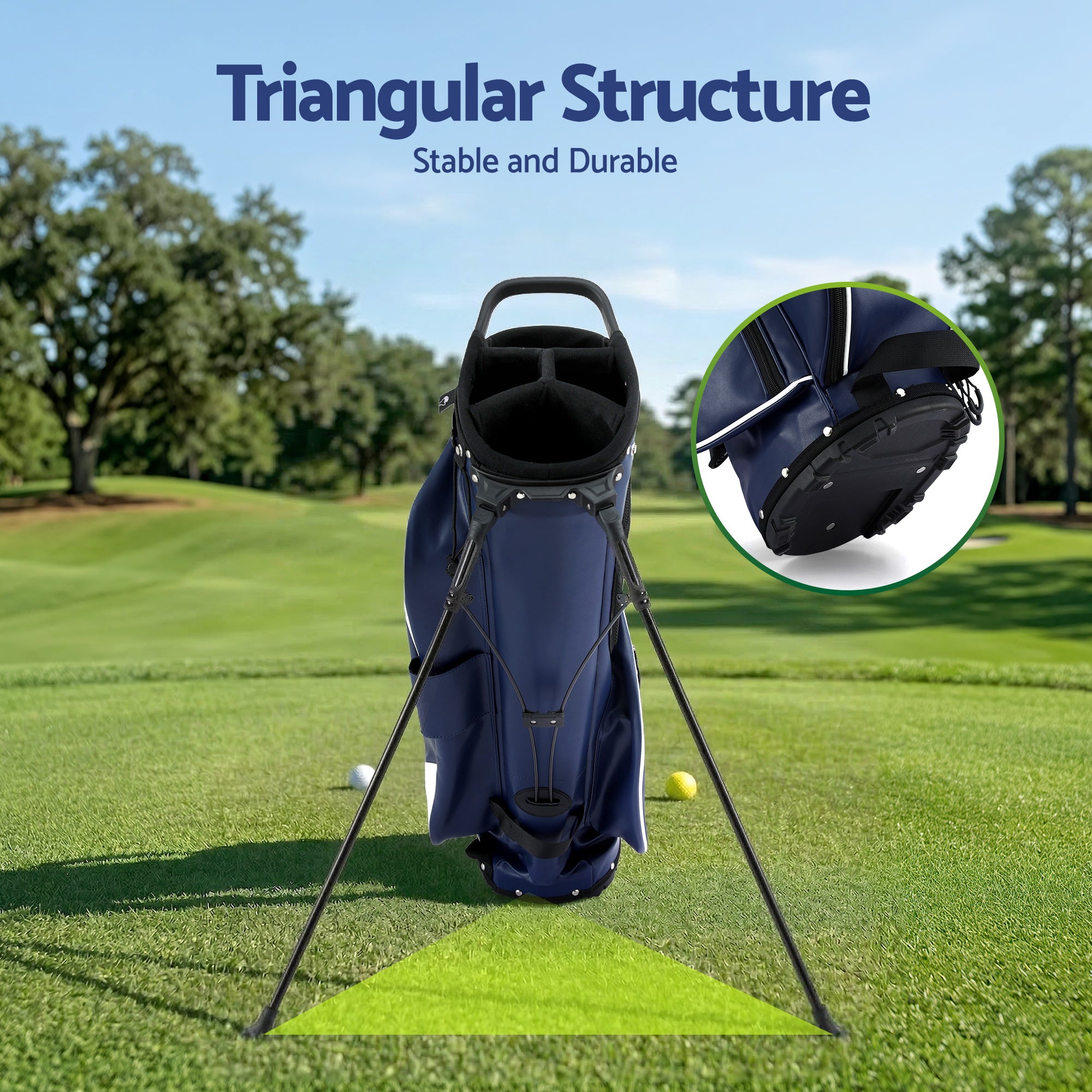 Golf Stand Bag Lightweight Dual Strap Club Divider | Simpledeals