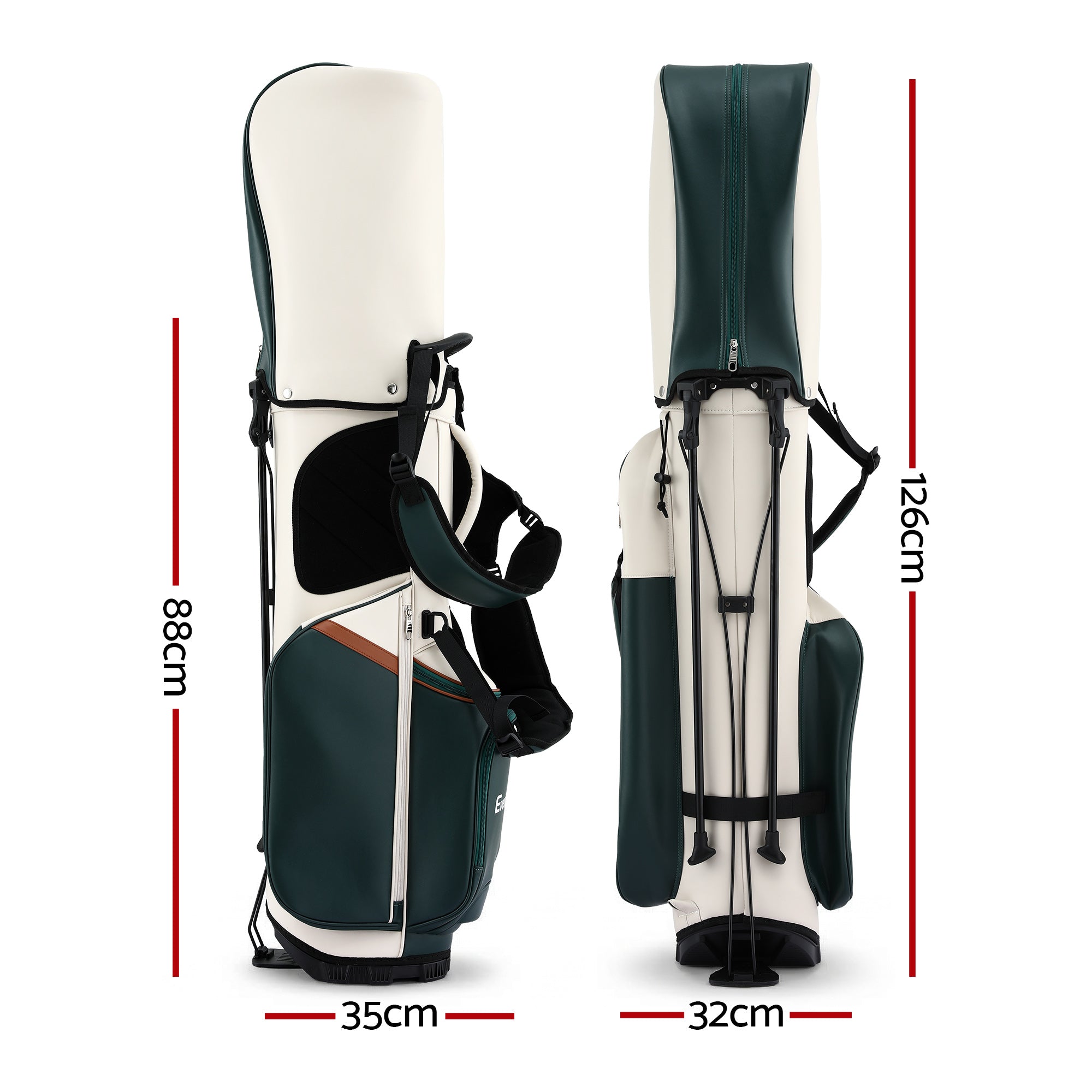 Everfit Golf Stand Bag Dual Strap Carry Bag | Simpledeals