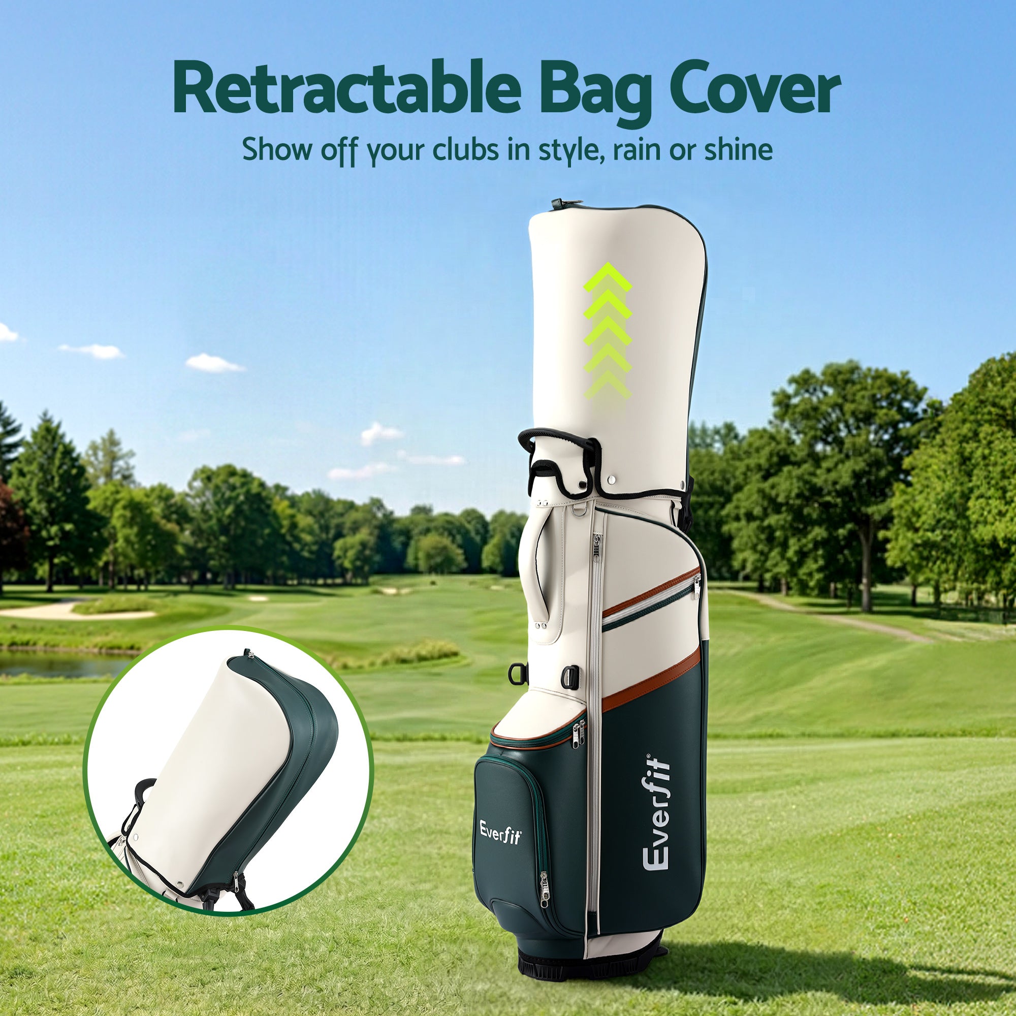 Everfit Golf Stand Bag Dual Strap Carry Bag | Simpledeals