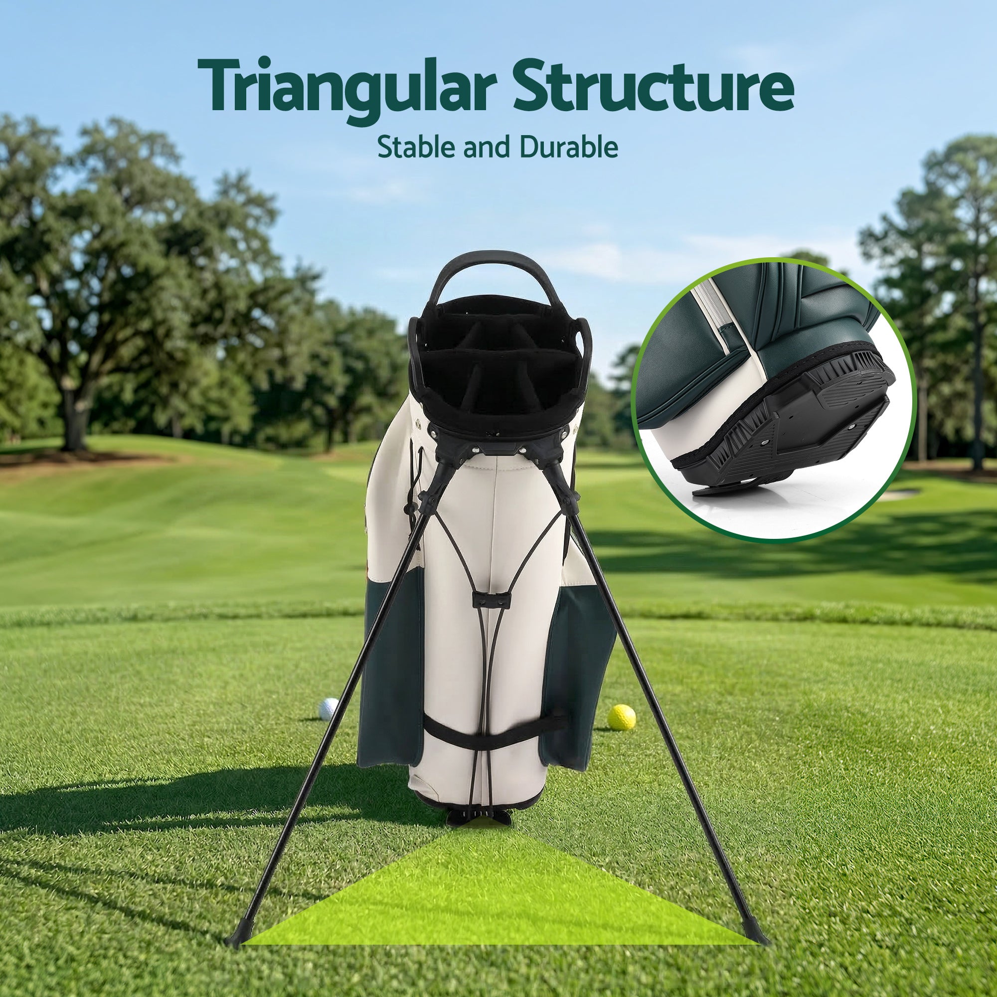 Everfit Golf Stand Bag Dual Strap Carry Bag | Simpledeals