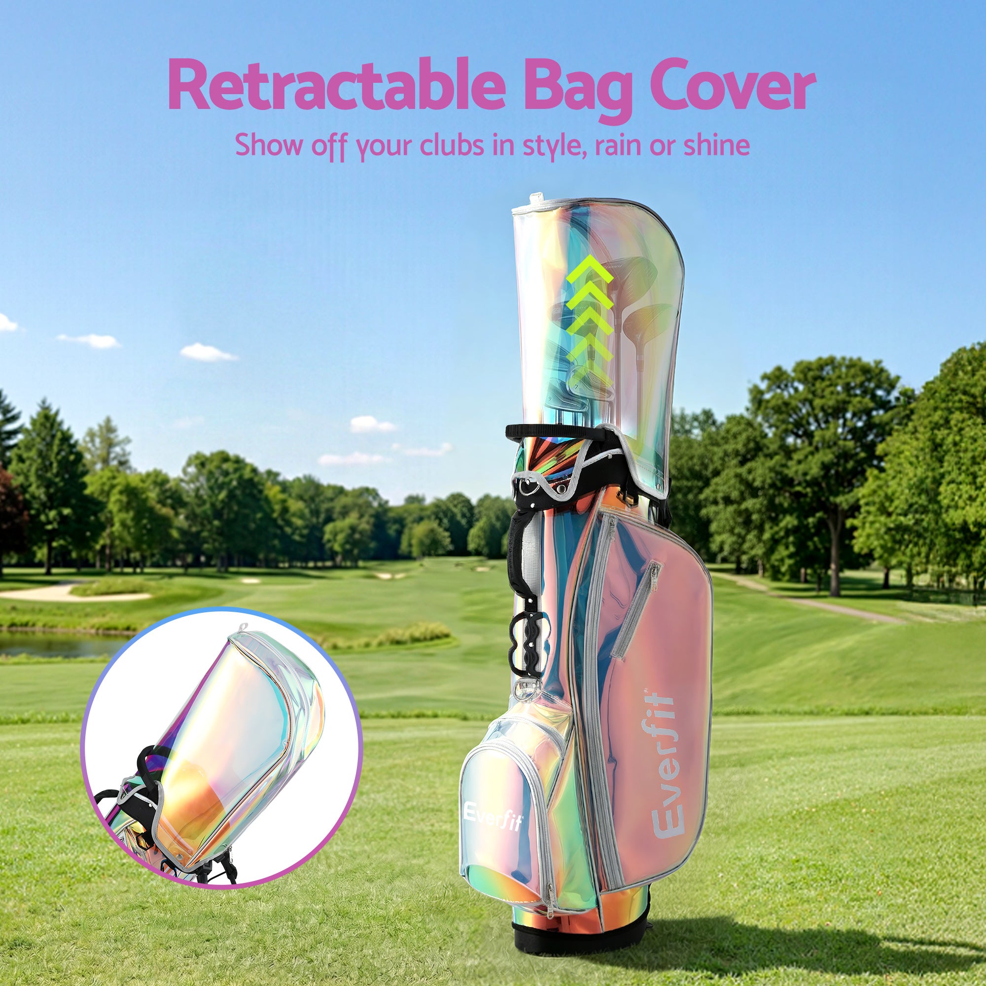 Everfit Golf Stand Bag Dual Strap Carry Bag | Simpledeals