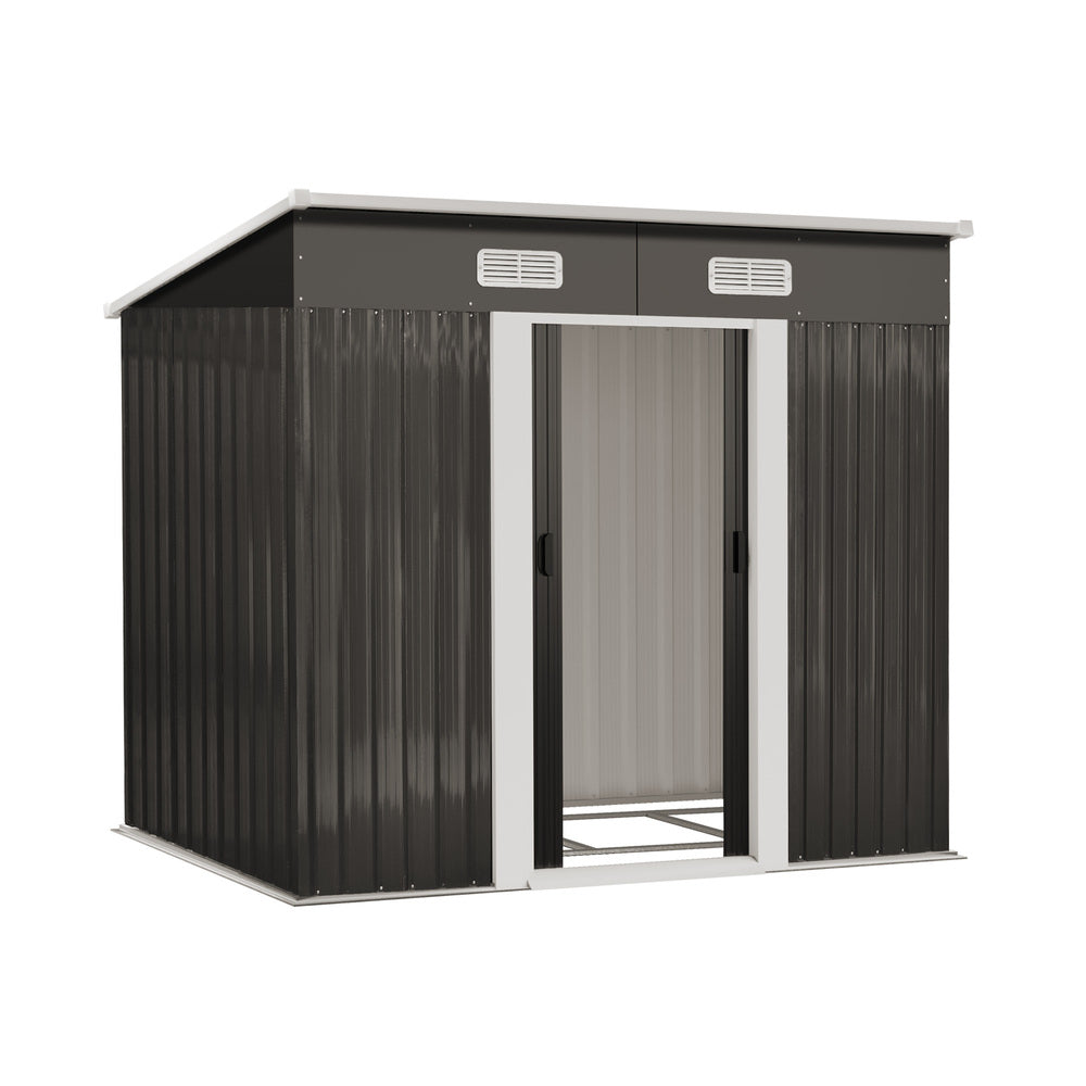 Garden Shed Outdoor Storage Sheds Workshop Cabin Metal Base