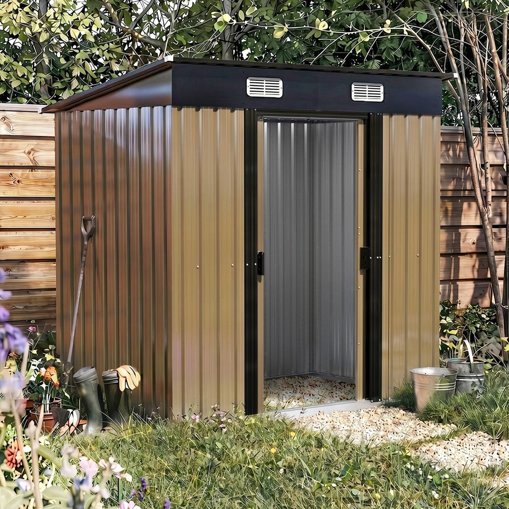 Steel Garden Shed 1.94x1.21M Storage Cabin | Simpledeals