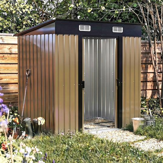 Garden Shed 1.94x1.21m Steel Base Included | Simpledeals