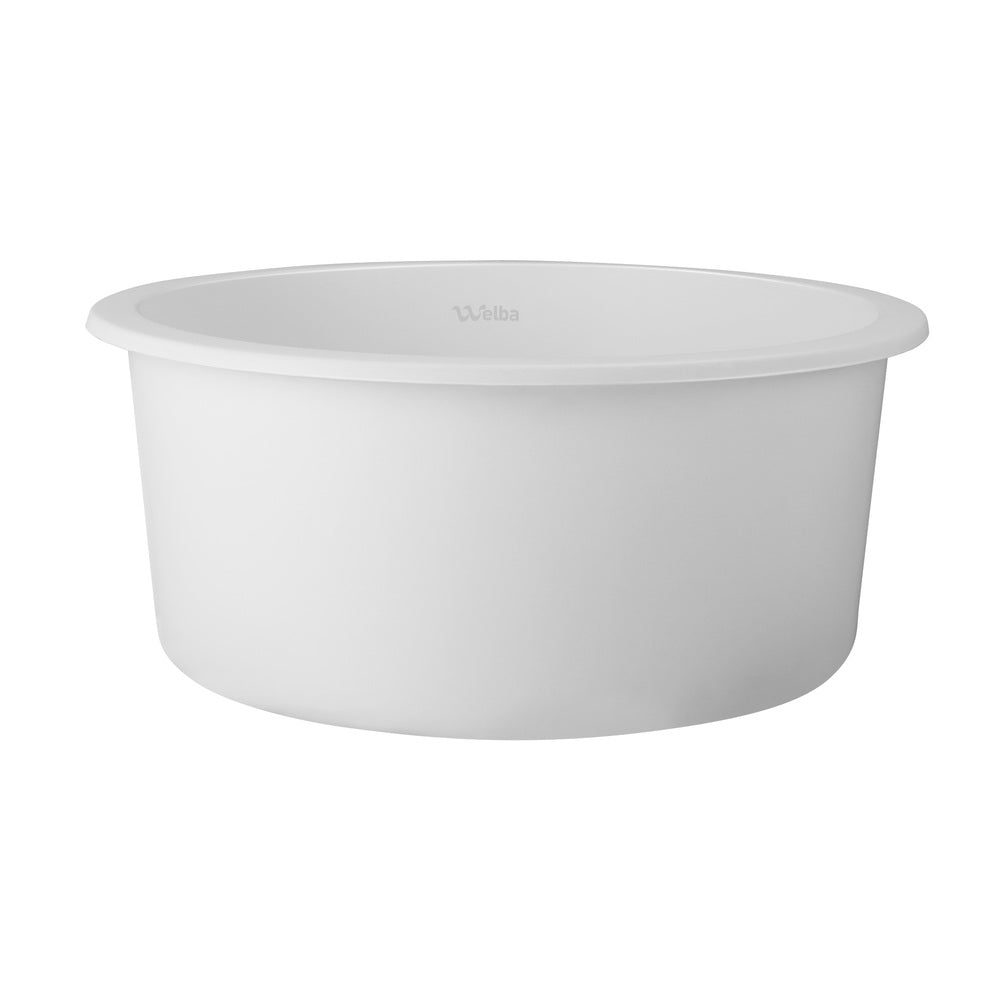 Kitchen Sink Basin Stone Sink Bathroom Laundry Single Bowl 430mmx430mm